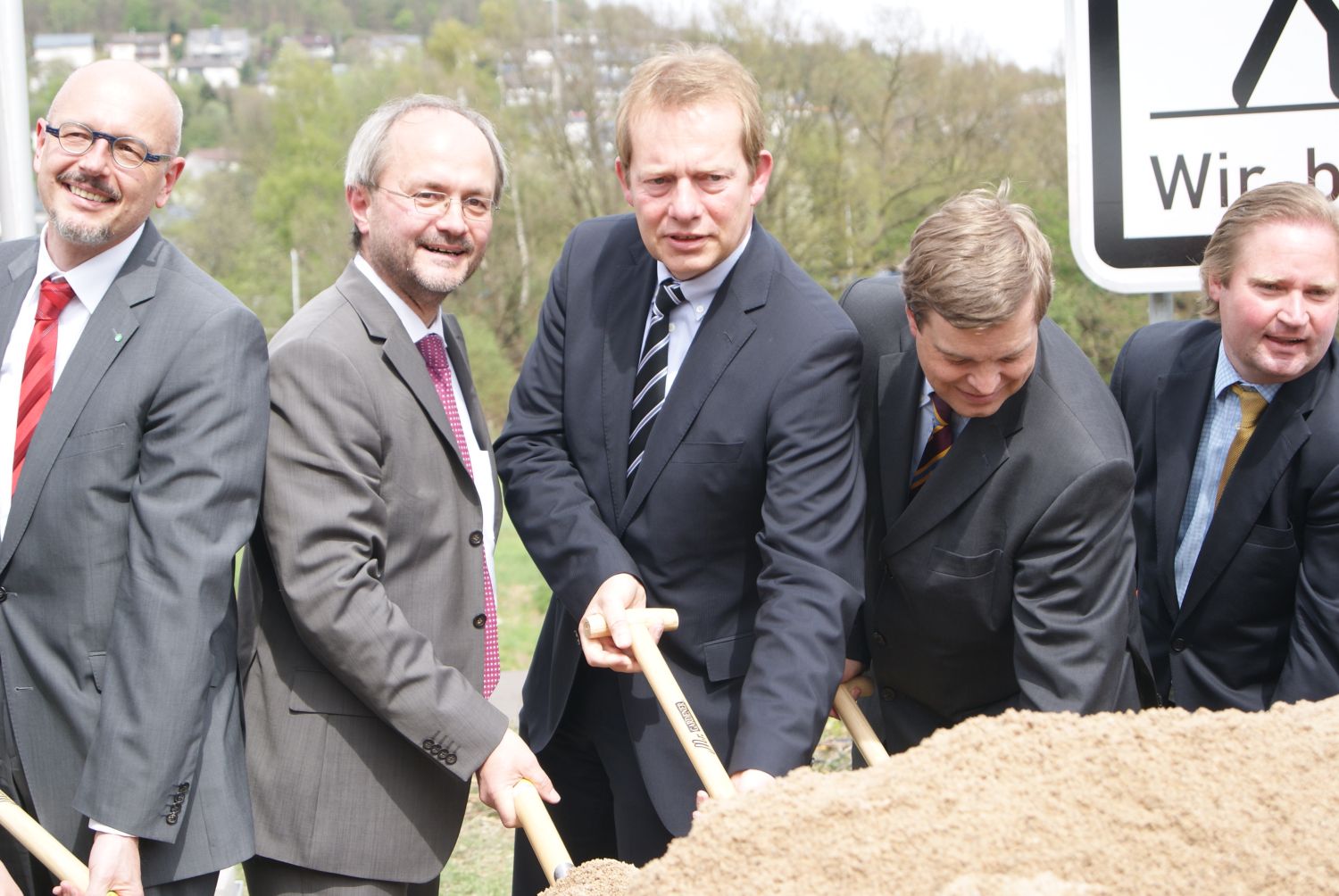 Spatenstich Weiterbau HTS Spatenstich Weiterbau HTS